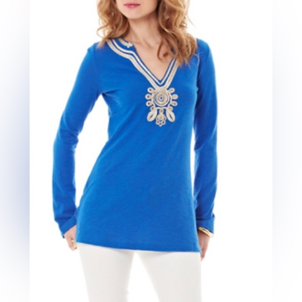 LILLY PULITZER EMERSON COTTON‎ TUNIC Small